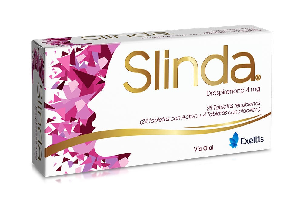Slinda 4 Mg Caja Con 28 Tabletas Recubiertas