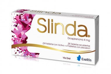 Slinda 4 mg Caja Con 28 Tabletas Recubiertas