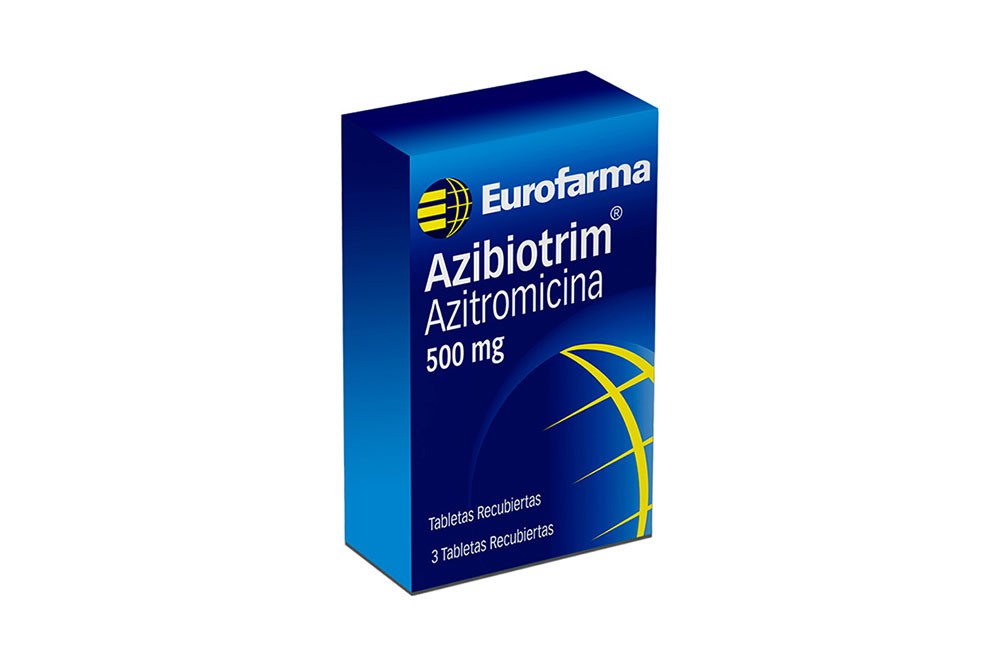 Azibiotrim 500 mg Caja Con 3 Tabletas Recubiertas