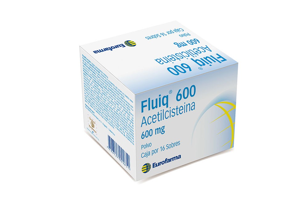 Fluiq 600 mg Caja Con 30 Sobres