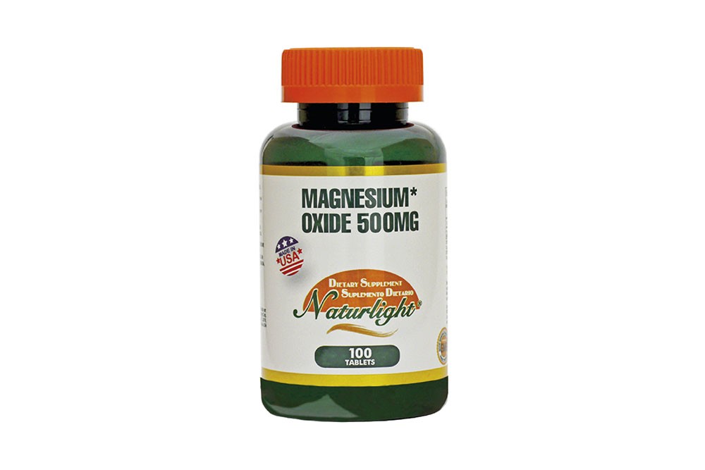 Oxide Magnesium 500 Mg Frasco Con 100 Tabletas