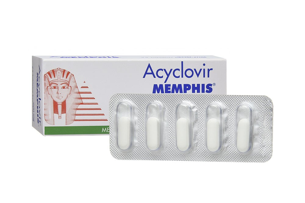 Acyclovir 200 mg Caja Con 25 Tabletas