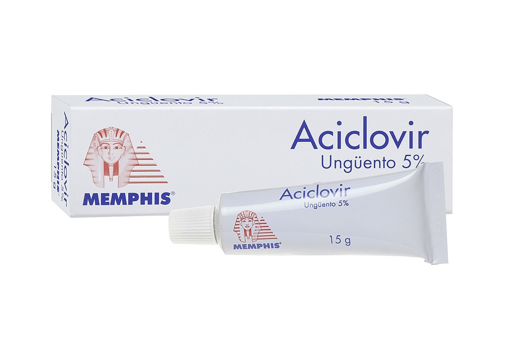 Aciclovir Ungüento 5% Caja Con Tubo Con 15 G