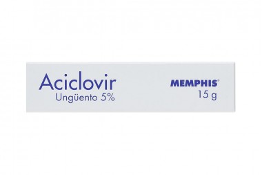 Aciclovir Ungüento 5% Caja Con Tubo Con 15 G