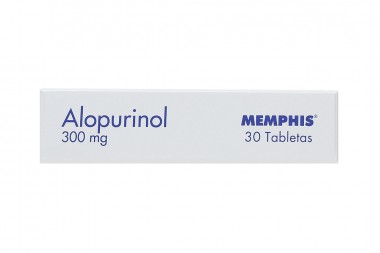 Alopurinol 300 mg Caja Con 30 Tabletas
