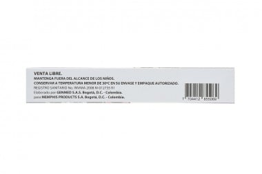 Diclofenaco Gel Memphis 1% Caja Con Tubo Con 50 G