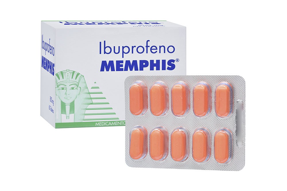 Ibuprofeno 800 mg Memphis Caja Con 60 Tabletas