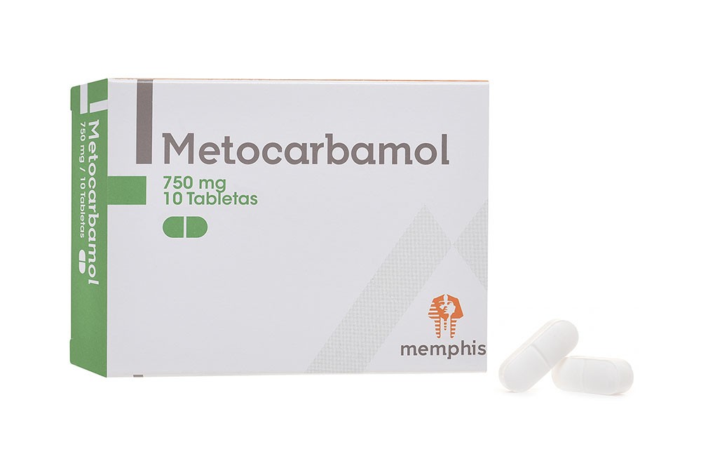 Metocarbamol 750 mg Caja Con 10 Tabletas