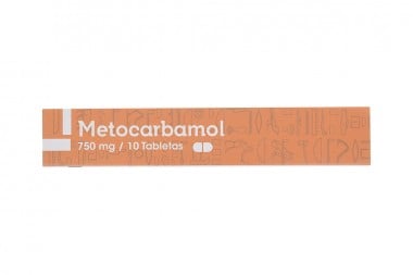 Metocarbamol 750 mg Caja Con 10 Tabletas