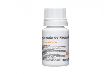 Pamoato De Pirantel 5% Suspensión Oral Frasco Con 15 mL