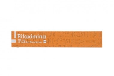 Rifaximina 200 mg Caja Con 12 Tabletas Recubiertas