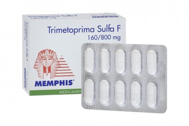 Trimetoprima Sulfa F 160/ 180 mg Caja Con 20 Tabletas