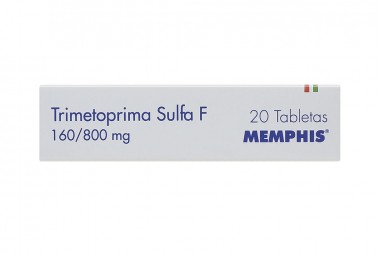 Trimetoprima Sulfa F 160/ 180 Mg Caja Con 20 Tabletas