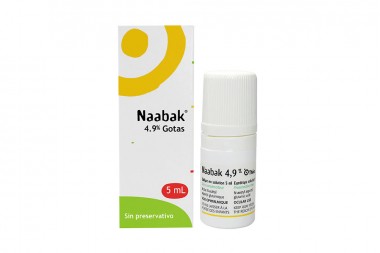 Naabak Gotas 4.9 % Caja Con Frasco Con 5 mL