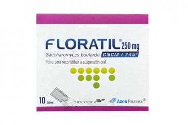 Floratil 250 mg En Polvo Caja Con 10 Sobres
