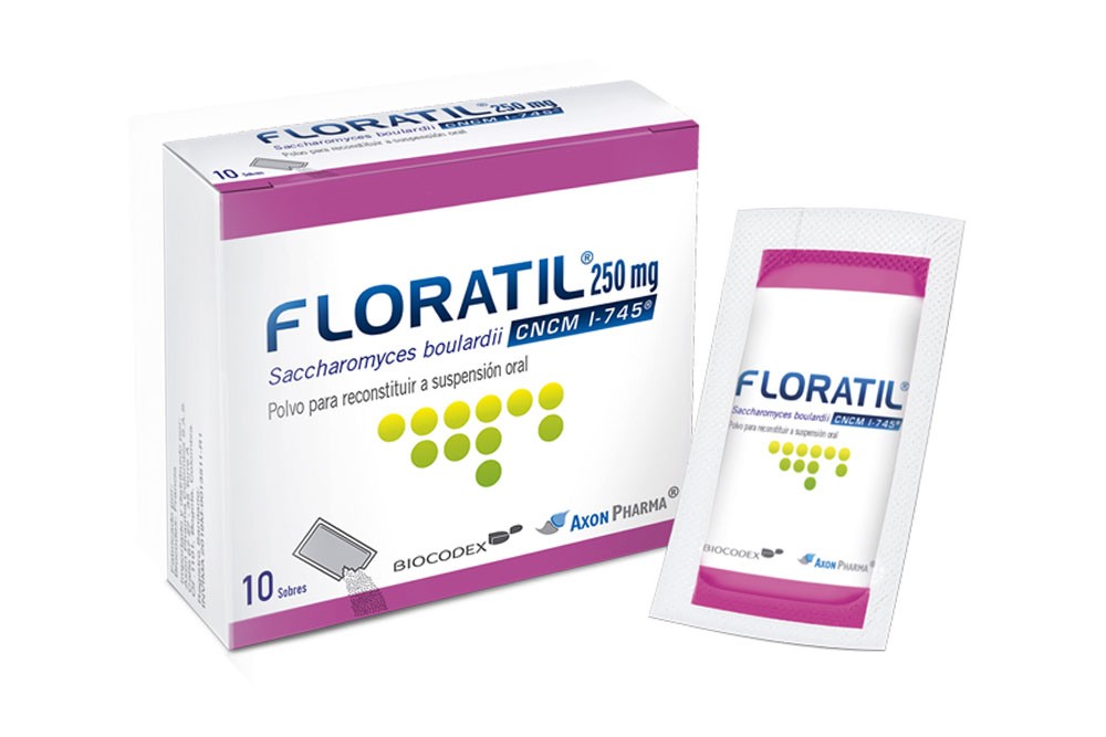 Floratil 250 mg En Polvo Caja Con 10 Sobres