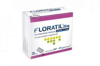 Floratil 250 mg En Polvo Caja Con 20 Sobres