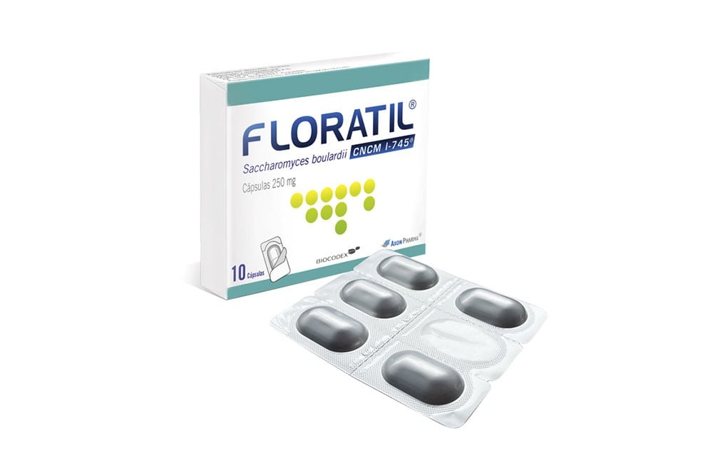 Floratil 250 Mg Caja Con 10 Cápsulas