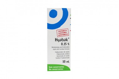 Hyabak 0.15 % Caja Con Frasco Con 10 mL