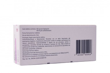 Bactrim 400/ 80 Mg Caja Con 20 Tabletas