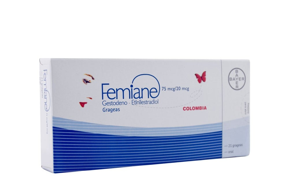 Femiane 75/20 mcg Caja Con 21 Grageas