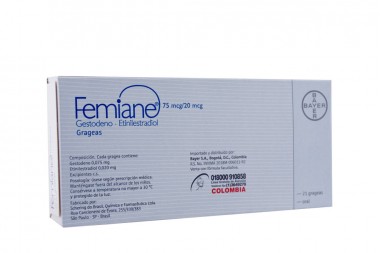 Femiane 75/20 mcg Caja Con 21 Grageas