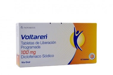 Voltaren Retard 100 Mg Caja Con 10 Grageas