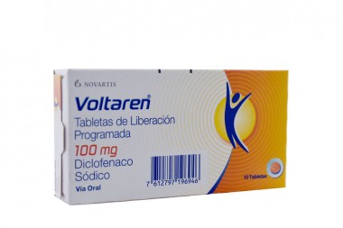 Voltaren Retard 100 Mg Caja Con 10 Grageas