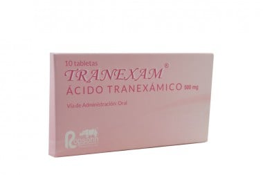 Tranexam 500 Mg Caja Con 10 Tabletas