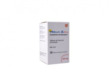 Wellbutrin Xl 300 Mg Frasco Con 30 Tabletas