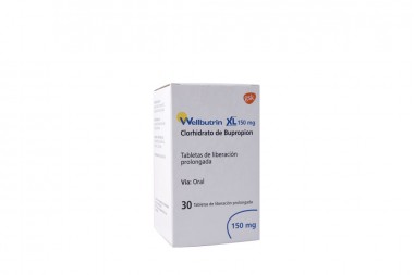 Wellbutrin XL 150 mg Frasco Con 30 Tabletas