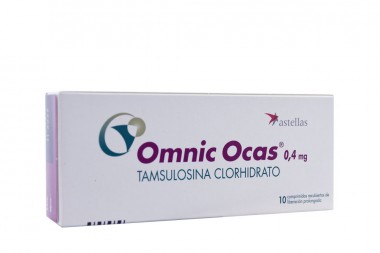 Omnic Ocas 0,4 mg Caja Con 10 Comprimidos Recubiertos
