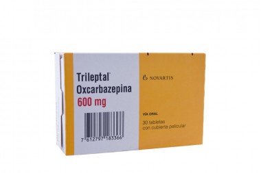 Trileptal 600 mg Caja Con 30 Tabletas Con Cubierta Pelicular