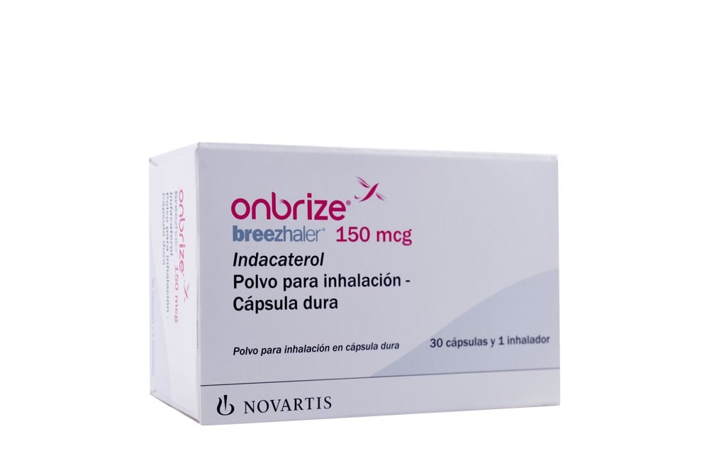 Onbrize Breezhaler 150 mcg Polvo Caja Con 30 Cápsulas Duras