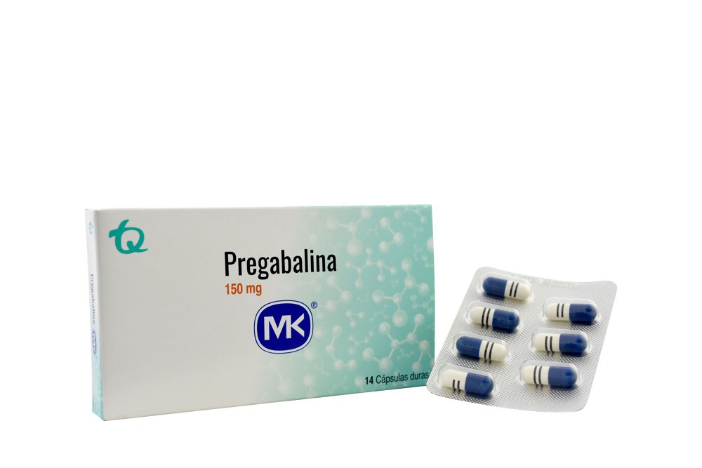 Pregabalina 150 mg Caja Con 14 Cápsulas