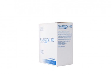Flumixol 600 mg Sabor Naranja Caja Con 10 Sobres Gránulos