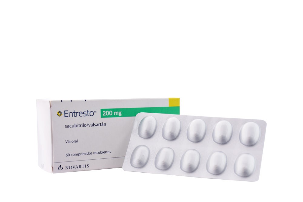 Entresto 200 mg Caja Con 60 Comprimidos Recubiertos