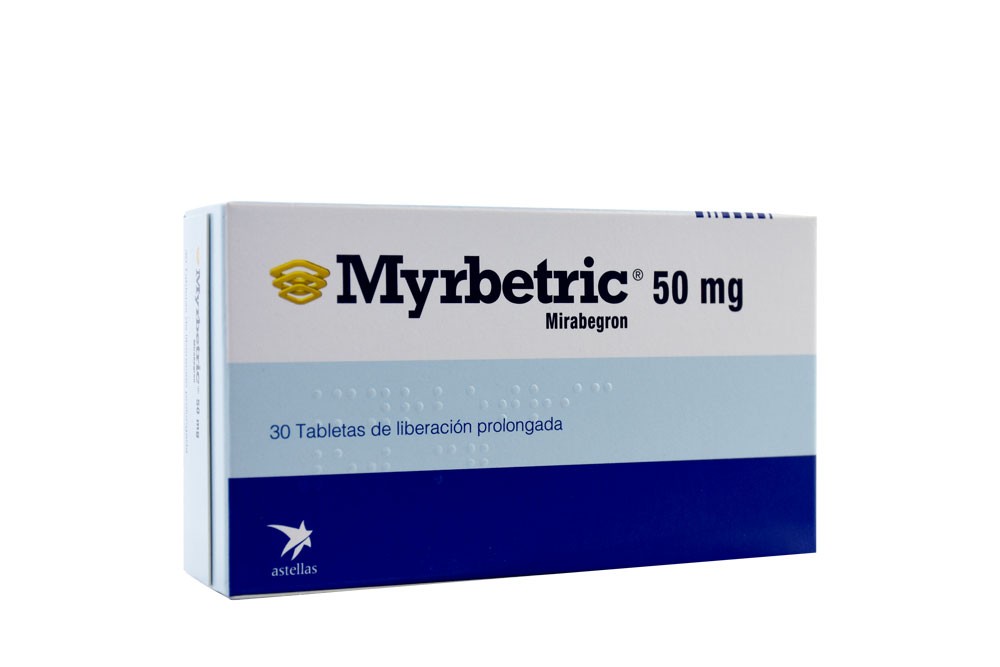 Myrbetric 50 mg Caja Con 30 Tabletas De Liberación Prolongada