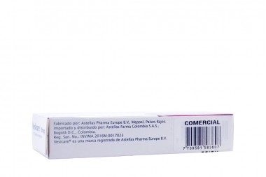 Vesicare 10 mg Caja Con 20 Tabletas Recubiertas