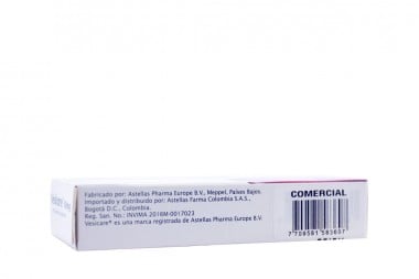 Vesicare 10 Mg Caja Con 20 Tabletas Recubiertas