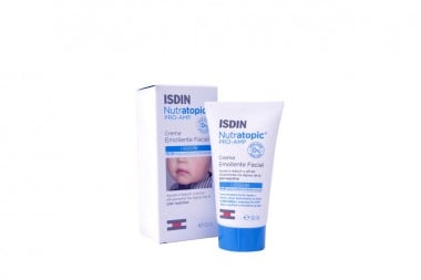 Crema Facial Nutratopic Piel Reactiva Caja Con Tubo De 50 Ml