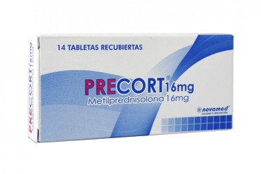 Precort 16 mg Caja Con 14 Tabletas Recubiertas