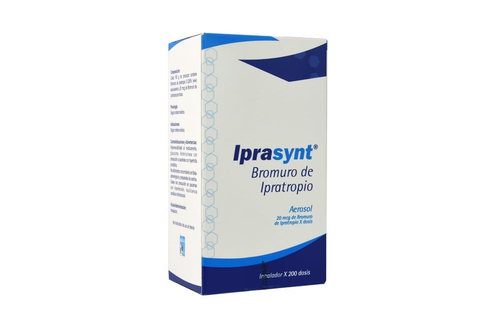 Iprasynt 20 Mcg Caja Con Inhalador Con 200 Dosis