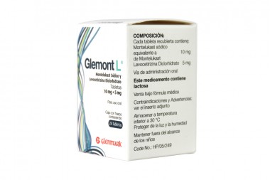 Glemont L 10/ 5 mg Caja Con 28 Tabletas