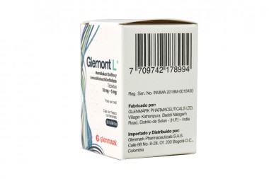 Glemont L 10/ 5 mg Caja Con 28 Tabletas