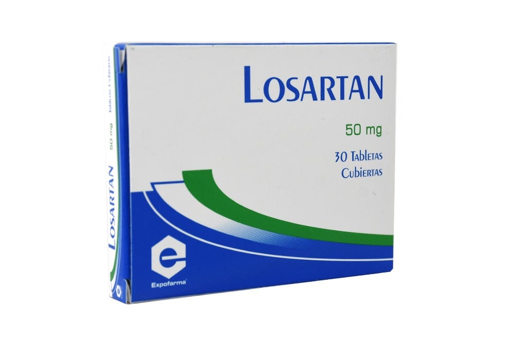 Losartán 50 mg Expofarma Caja Con 30 Tabletas