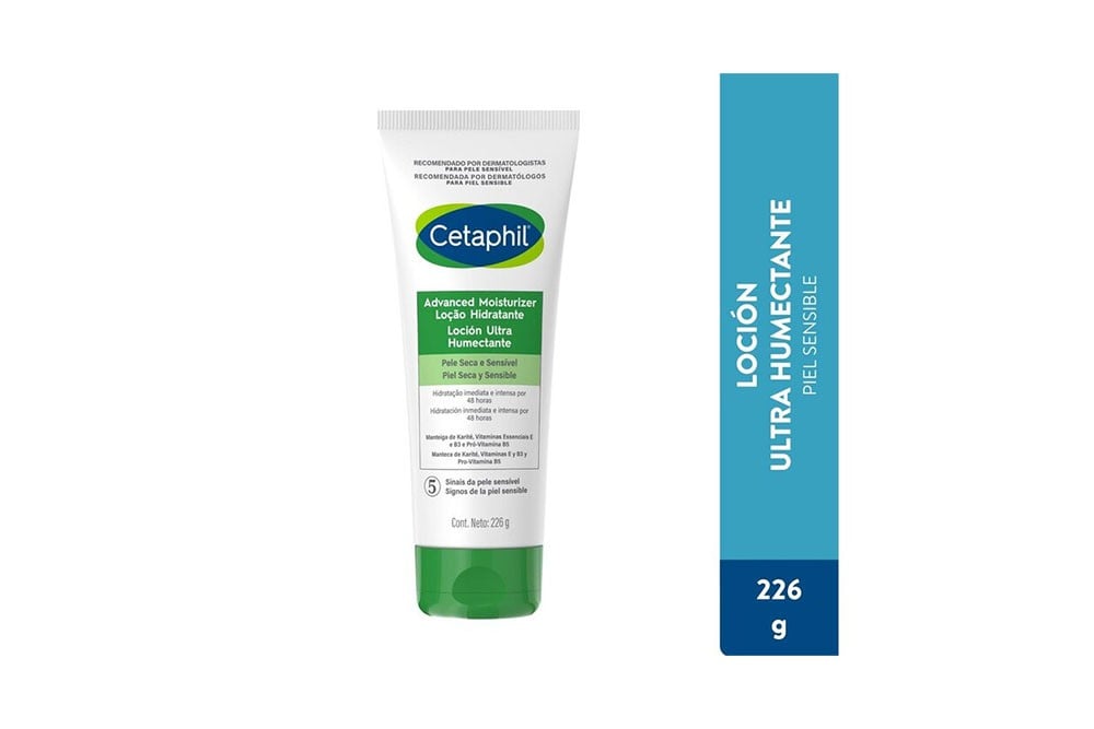 Cetaphil Loción Ultra Humectante Piel Sensible Tubo Con 226 g