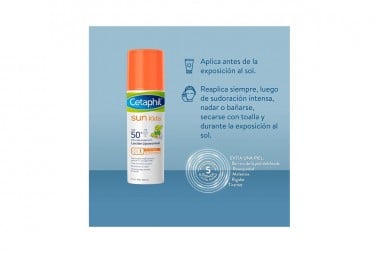 Protector Solar Cetaphil Sun Kids FPS 50+ Frasco Con 150 mL