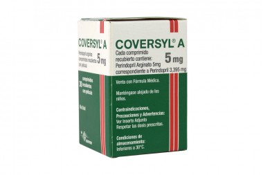 Coversyl A 5 mg Caja Con 30 Comprimidos