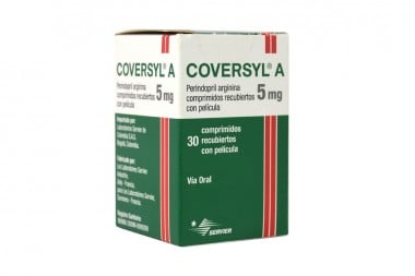 Coversyl A 5 mg Caja Con 30 Comprimidos